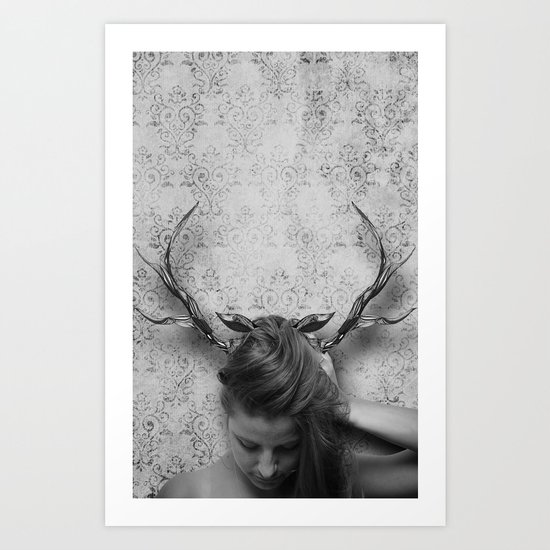 Oh Deer, Me Art Print