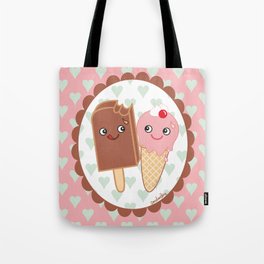 Ice creams in love Tote Bag