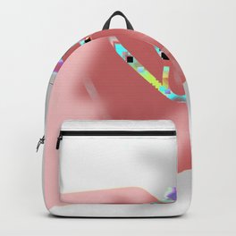 Denegate Unpredicted Imagek Backpack | Shapes, Abstract, Graphicdesign, Cool, Wall, Messy, Digital, Pattern, Random, Graphic 