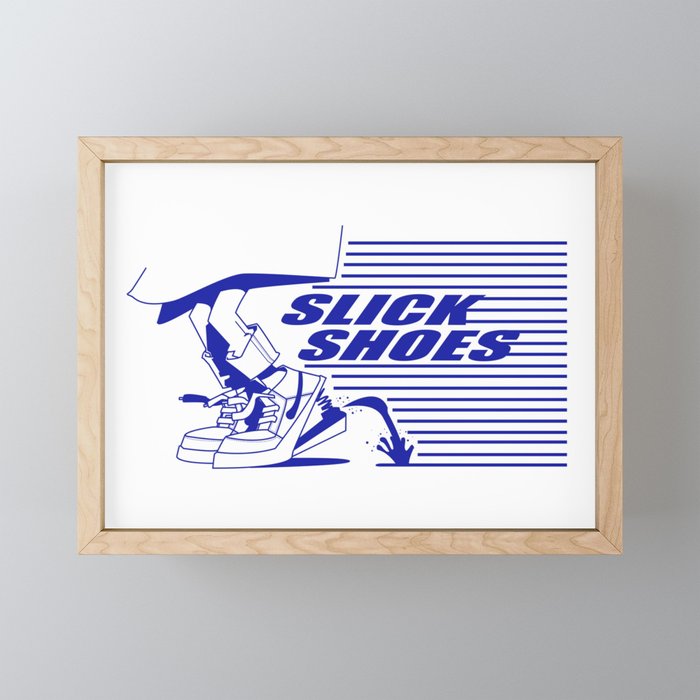 Slick Shoes (Alt 1) Framed Mini Art Print