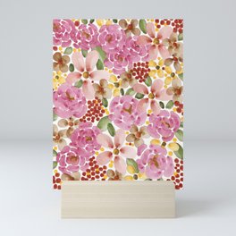 Flowers in the Summer Time Mini Art Print