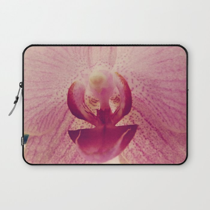 Close up Orchid #6 Laptop Sleeve