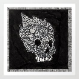 Cluster Skull Art Print