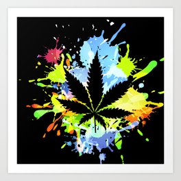 marijuana  canabis Art Print