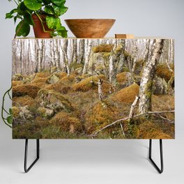 Birch Tree Meeting Place in the Scottish Highlands  Credenza