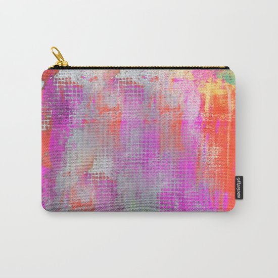colorful abstract artwork original painting Carry-All Pouch