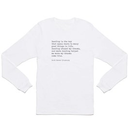  Reading Is the Key, Ruth Bader Ginsburg Quote, Motivational, Long Sleeve T-shirt