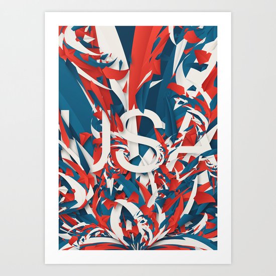 USA Art Print
