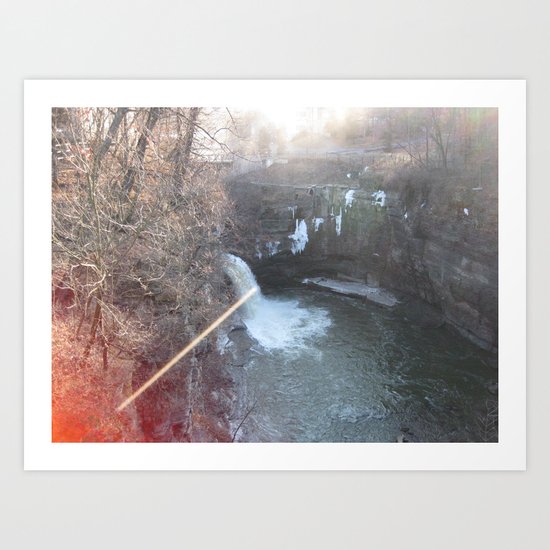 Pink Water Art Print