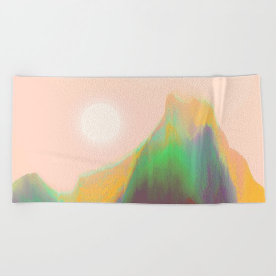 Mountain Heat Beach Towel