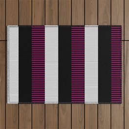 Colour Pop Stripes - Pink Outdoor Rug