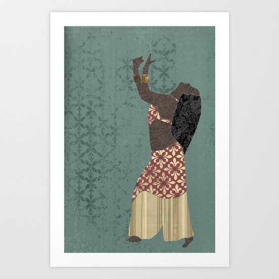 Belly dancer 1 Art Print
