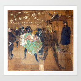 Toulouse-Lautrec - Dance at the Rouge Art Print