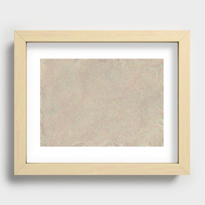 Marble sand stone Recessed Framed Print