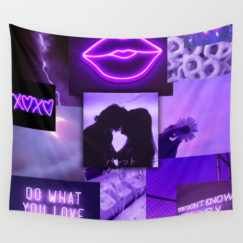 purple aesthetic tapestry