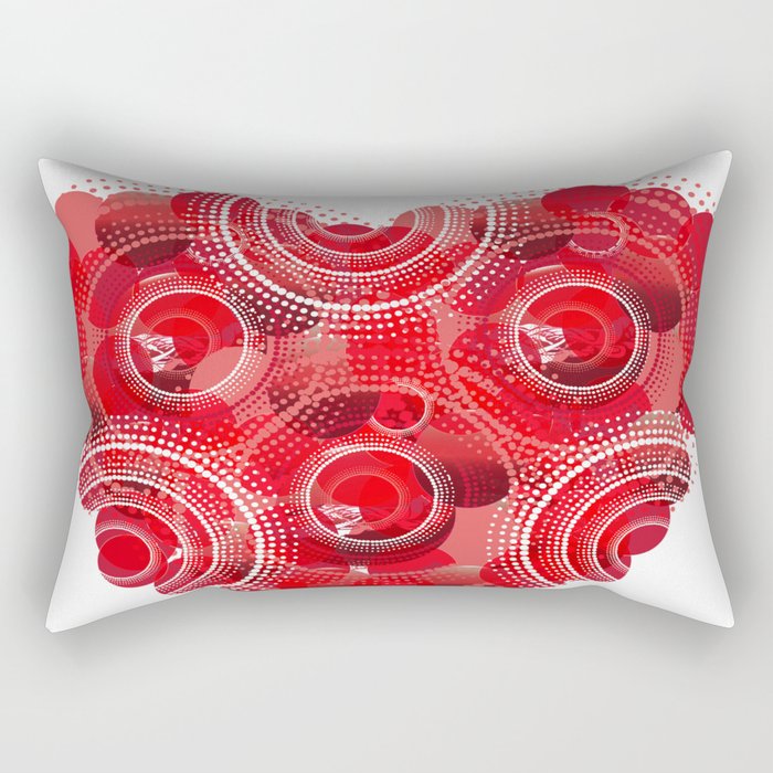 RED HEART Rectangular Pillow