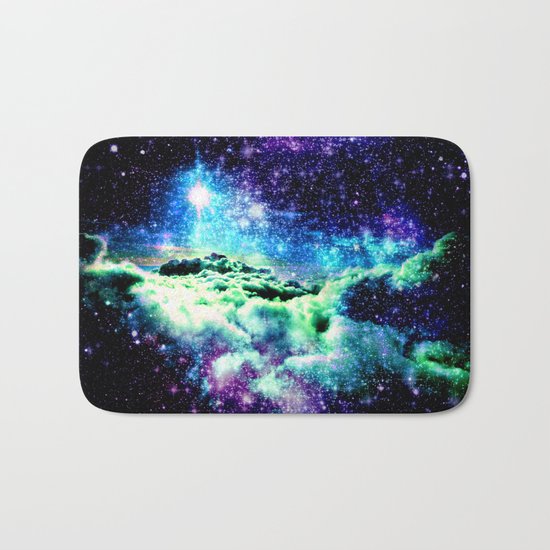 Galaxy Clouds Bath Mat