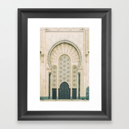 Moroccan Door | Arabic Style Architecture  Framed Art Print