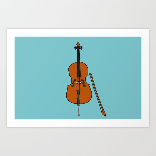Cello Art Print