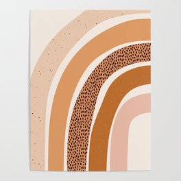 Earth Color Rainbow Poster