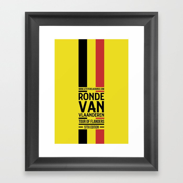 Ronde Van Vlaanderen  Framed Art Print