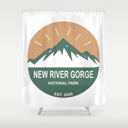 New River Gorge National Park Shower Curtain