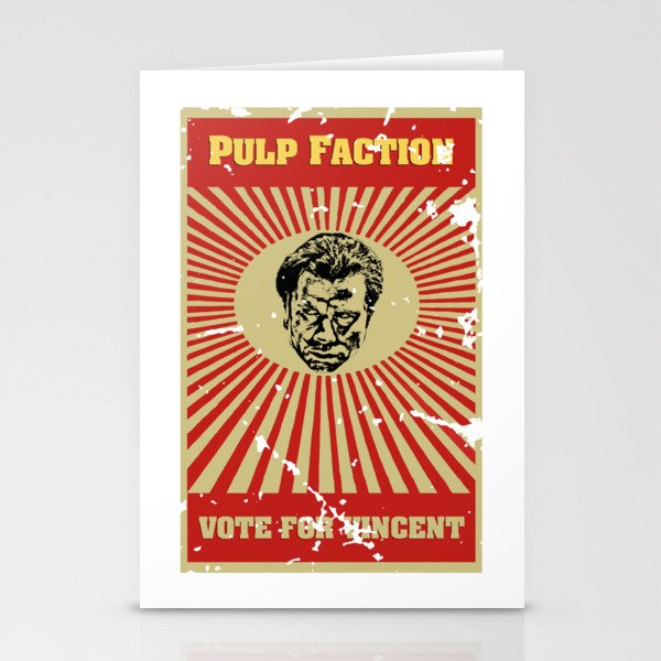 Pulp Faction: Vincent Stationery Cards