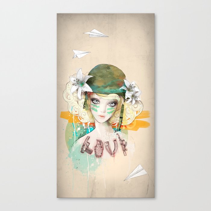 War girl Canvas Print