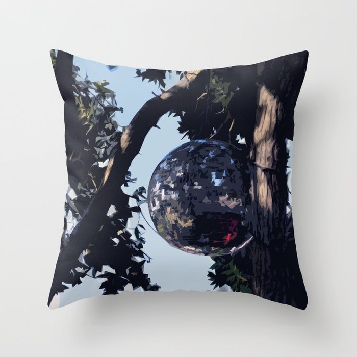 Disco Tree - Isles of Scilly Throw Pillow