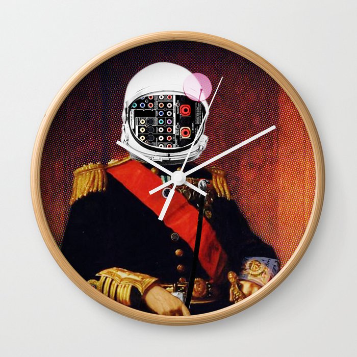 Space General Plug Man Wall Clock