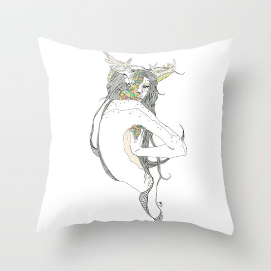 colour blind II Throw Pillow