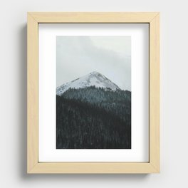 Tree Line Recessed Framed Print