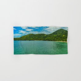 Brazil Photography - Beautiful Blue Water At The Bay Hand & Bath Towel