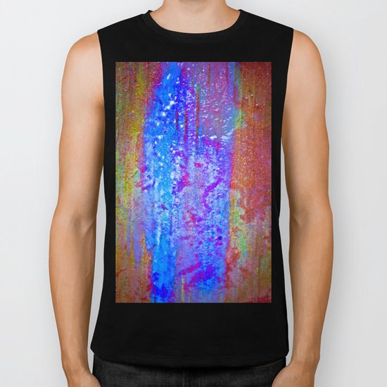 Blue Rust Biker Tank