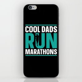 Running Marathon Runner Jogging Marathoner Gift iPhone Skin