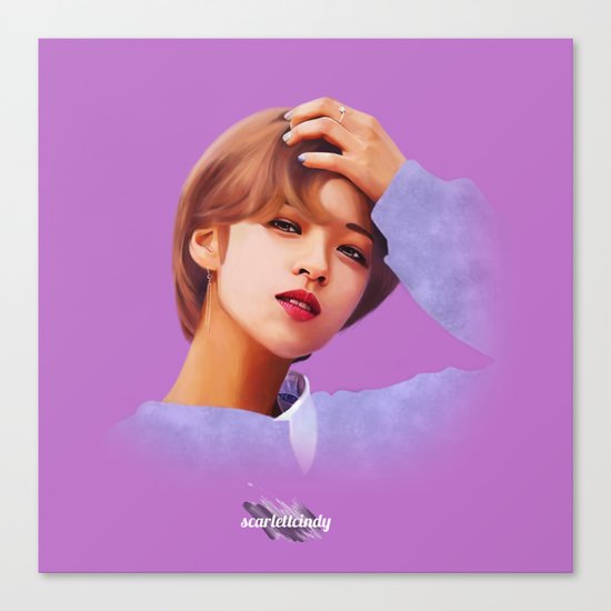 Jeongyeon - Twice (TT) Canvas Print