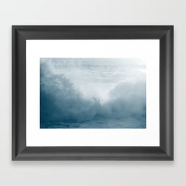 Fresh - Sea water splash. Framed Art Print