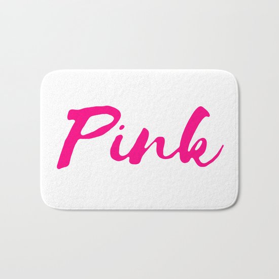 Pink Bath Mat