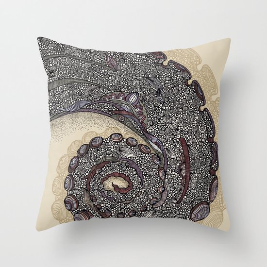 Tentacula Throw Pillow