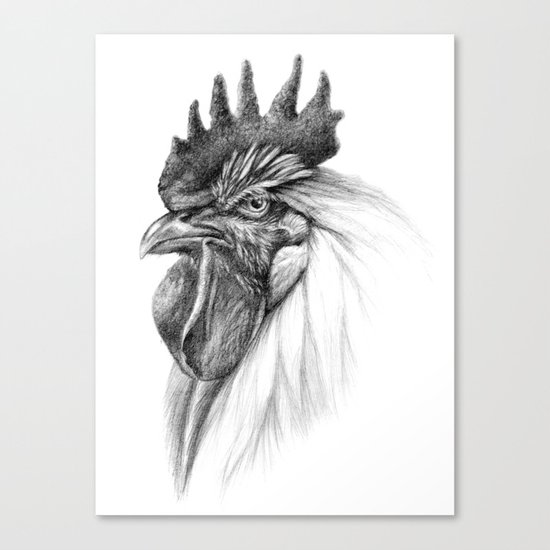 The Rooster SK065 Canvas Print