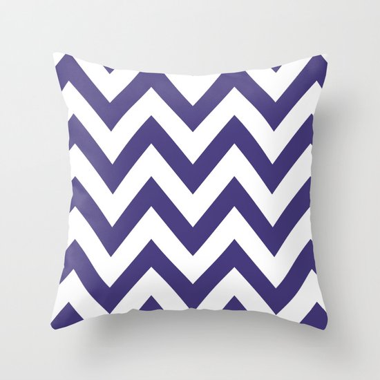 HORNED FROG CHEVRON Throw Pillow