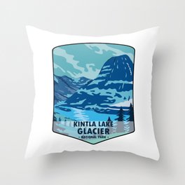 Kintla Lake Glacier National Park Throw Pillow