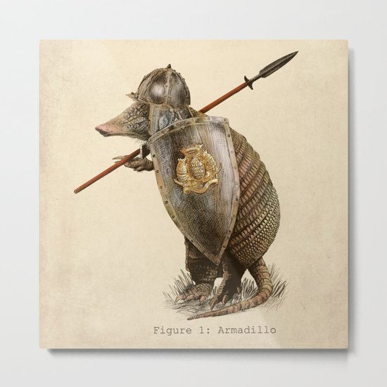 Armadillo (option) Metal Print