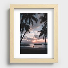 Sunset at Ko Olina Recessed Framed Print
