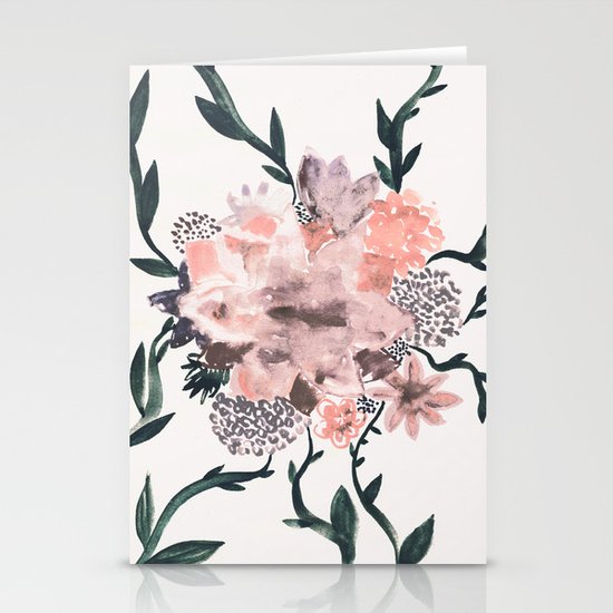 Summer Flowers Stationery Cards