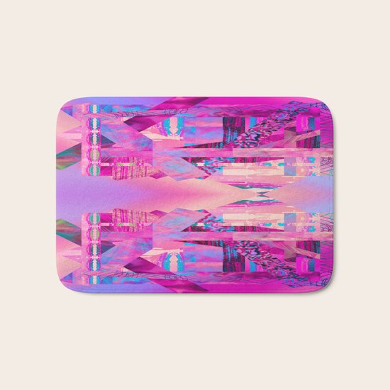 Taj Digi Collage Bath Mat