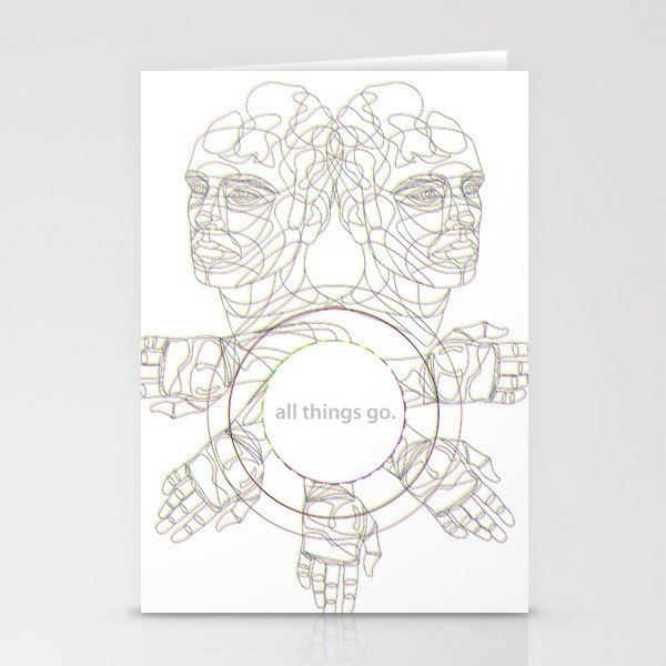 All Things Go. 3-D Stationery Cards
