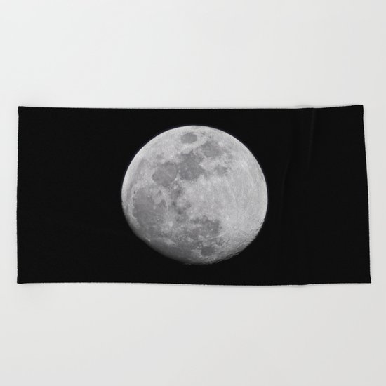 Moon #lunar Beach Towel