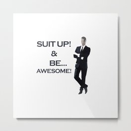 Suit Man Standing. SUIT UP! BE AWESOME! Metal Print | Jacket, Work, Model, Awesome, Dapper, Pose, Suitup, Well, Business, Money 
