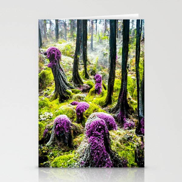 Purple Moss Stationery Cards